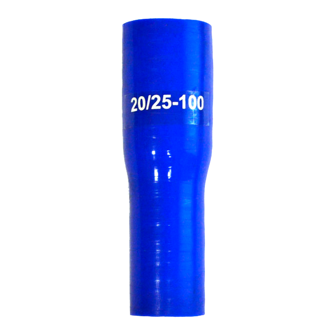 Шланг переходной D=20/25 мм L=100 мм (силикон)