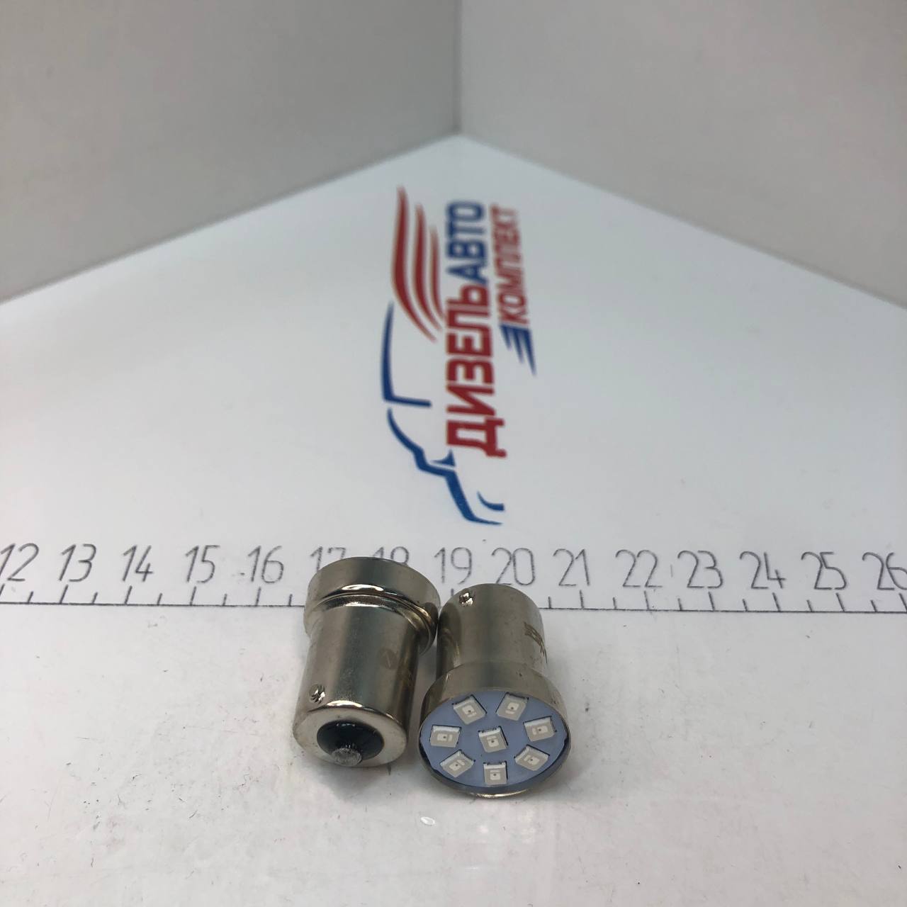 Лампа 24-5 диод 8 SMD красная