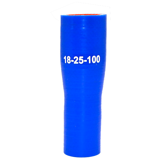 Шланг переходной D=18/25 мм L=100 мм (силикон)